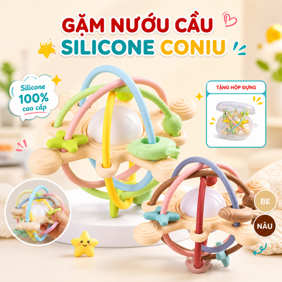 Bé có nên dùng gặm nướu không? Lợi ích, thời điểm sử dụng và cách chọn an toàn