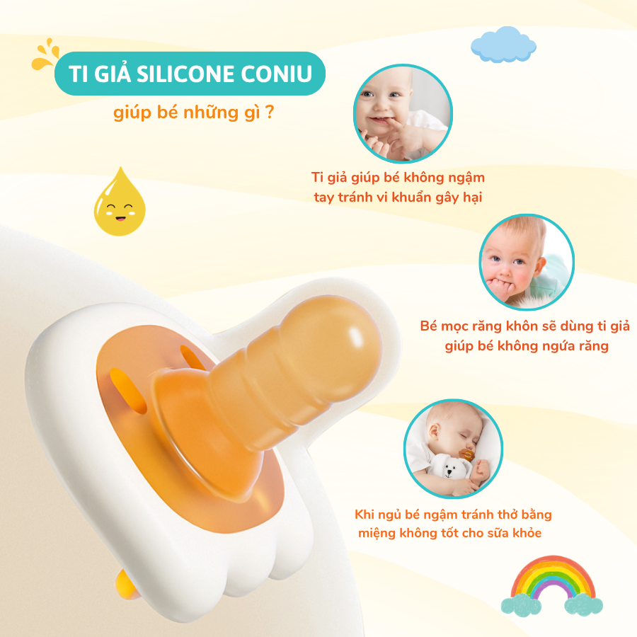 Có nên cho bé dùng ti giả không? Lợi ích, tác hại và những điều ba mẹ cần biết