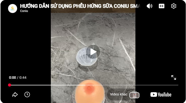 Phễu Hứng Sữa Coniu Smart