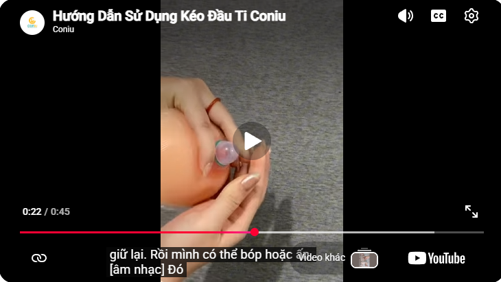 Kéo Đầu Ti Silicone Coniu