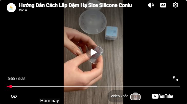 Đệm Hạ Size Phễu Máy Hút Sũa