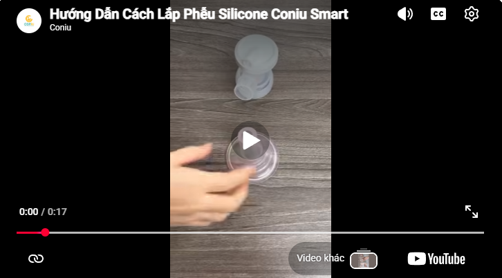 Phễu Hút Sữa Coniu Smart