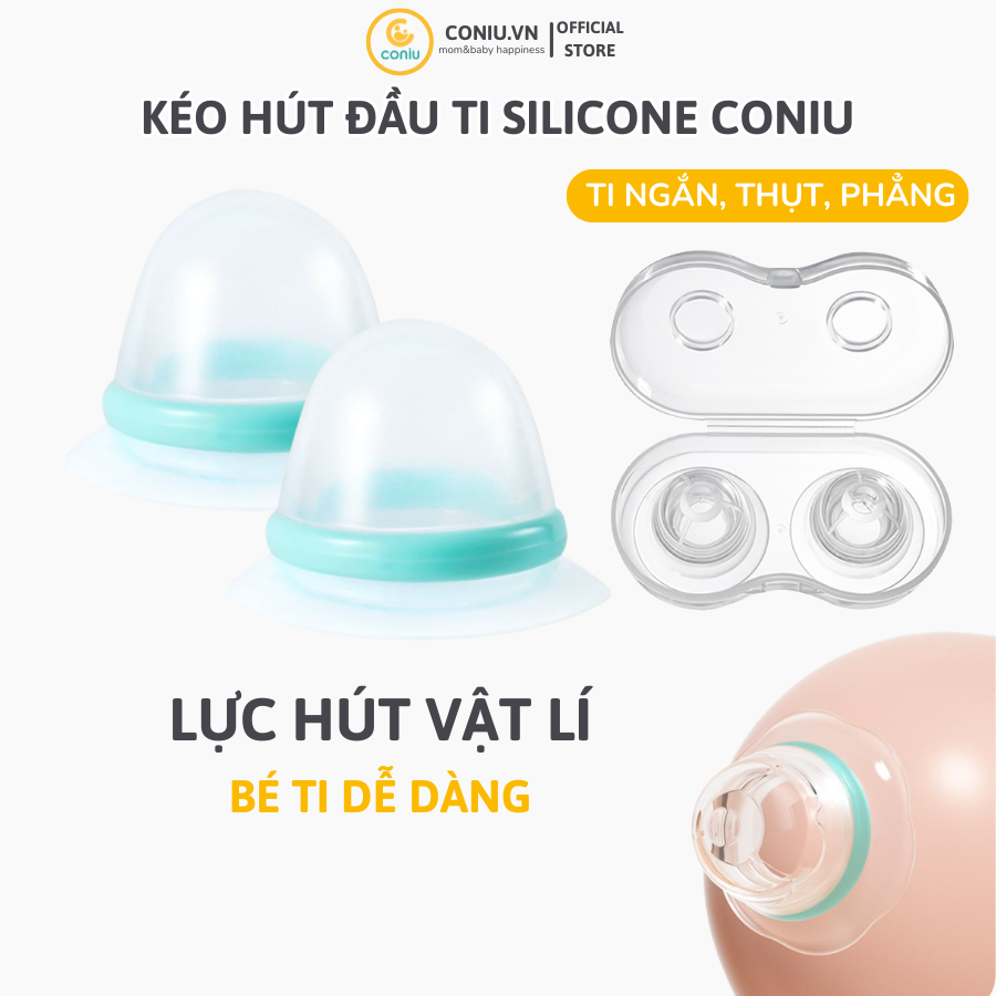 Kéo Đầu Ti Silicone Coniu Giúp Mẹ Cho Con Ti Dễ Dàng Và Thẩm Mĩ
