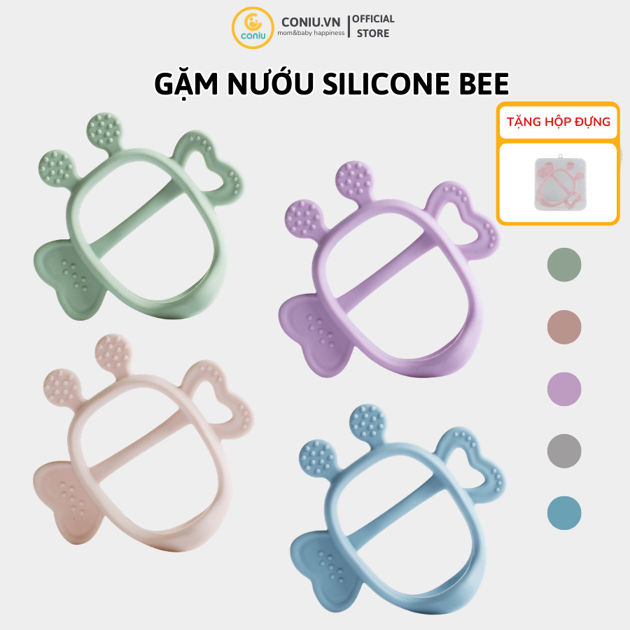 Gặm Nướu Bee Cho Bé Coniu Siêu Mềm Giúp Giảm Ngứa Nướu An Toàn Cho Bé