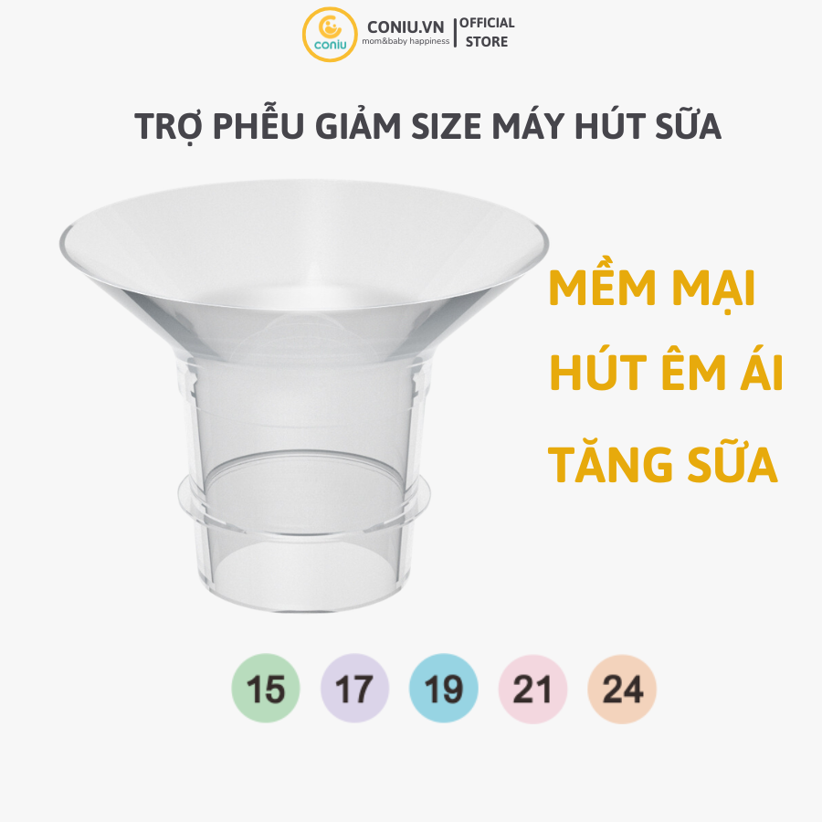 Trợ Phễu Silicone Coniu, Đệm Hạ Size Phễu Size 15-17-19-21-24mm,