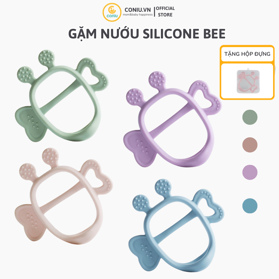 Gặm Nướu Bee Cho Bé Coniu Siêu Mềm Giúp Giảm Ngứa Nướu An Toàn Cho Bé