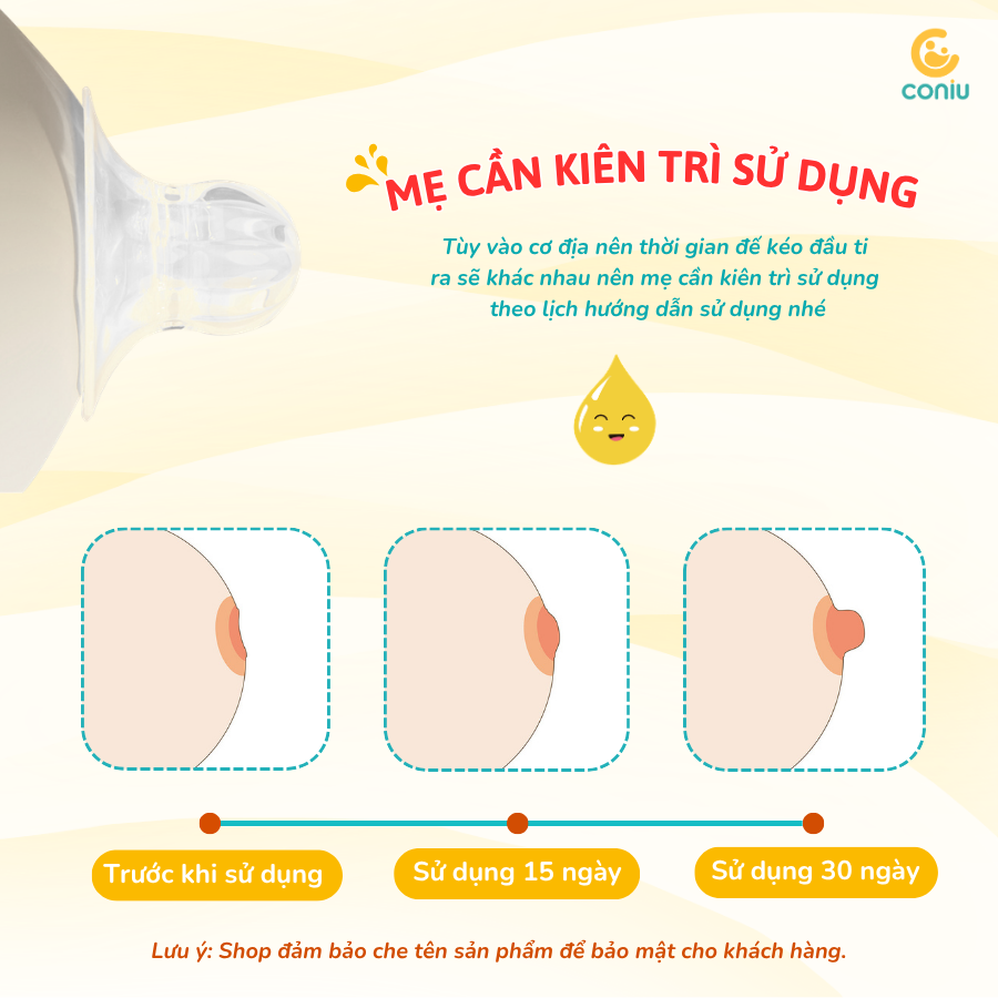 Kéo Đầu Ti Silicone Coniu Giúp Mẹ Cho Con Ti Dễ Dàng Và Thẩm Mĩ