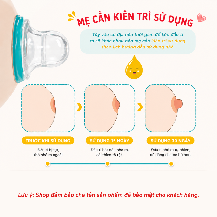 Kéo Đầu Ti Silicone Coniu Giúp Mẹ Cho Con Ti Dễ Dàng Và Thẩm Mĩ( Có Che Tên)